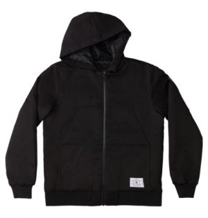 Bundy DC Shoes Rowdy Hooded Padded Detske Čierne | DC-8465173