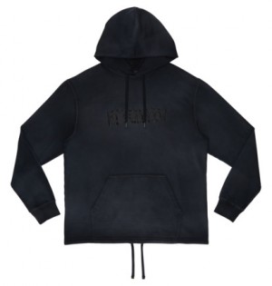 Mikina s Kapucnou DC Shoes Plume Pullover Panske Čierne Modre Svetlomodrá | DC-1237460