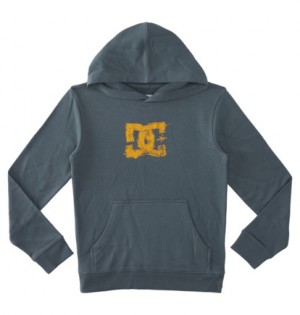 Mikina s Kapucnou DC Shoes Sketchy Pullover Detske Námornícka Modrá | DC-3062857