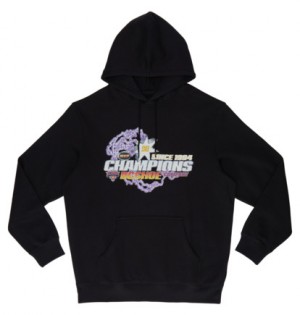 Mikina s Kapucnou DC Shoes The Champs Pullover Panske Čierne | DC-4617395