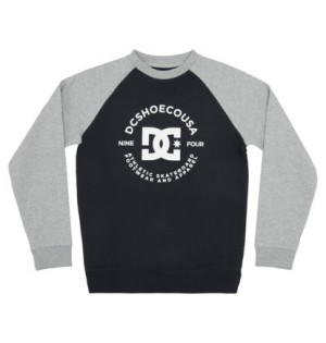 Mikiny DC Shoes DC Star Pilot Detske Čierne Siva | DC-3741520