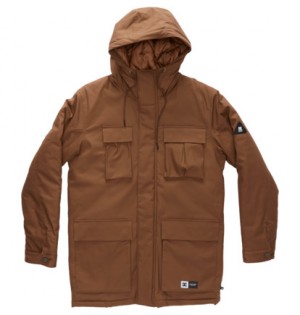 Parka DC Shoes Maybury Panske Hnede | DC-9710458