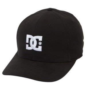 Siltovka DC Shoes Star Flexfit Panske Čierne | DC-0871263