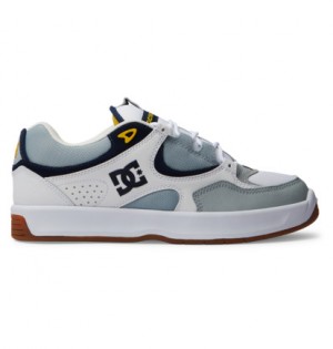 Skate Topanky DC Shoes Kalynx Zero Panske Biele Siva | DC-0785142