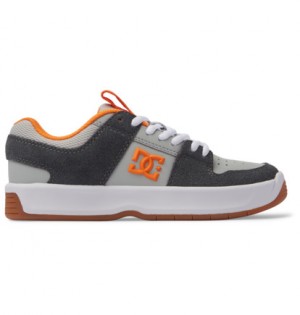 Skate Topanky DC Shoes Lynx Zero Detske Siva Siva Oranžové | DC-5476201