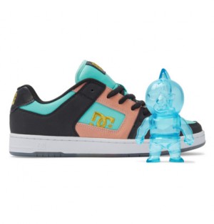 Skate Topanky DC Shoes Manteca 4 atmos Panske Čierne Ruzove Tyrkysové | DC-2359476