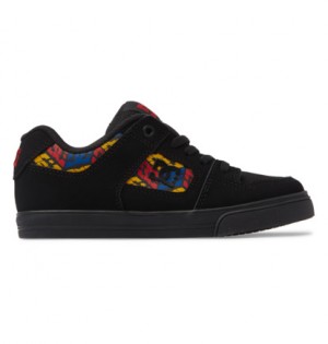 Skate Topanky DC Shoes Pure Elastic Detske Čierne | DC-0568249