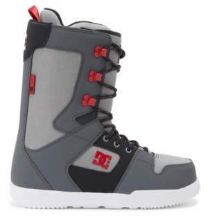 Snowboardové Topánky DC Shoes Phase Lace Panske Siva Čierne Červené | DC-6890412