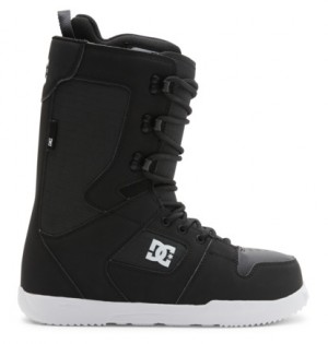 Snowboardové Topánky DC Shoes Phase Lace Panske Čierne Biele | DC-0235976