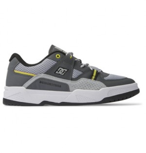 Tenisky DC Shoes Construct Panske Biele Siva Žlté | DC-2514069