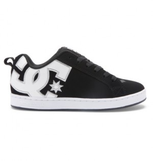 Tenisky DC Shoes Court Graffik Damske Čierne Biele | DC-2645109