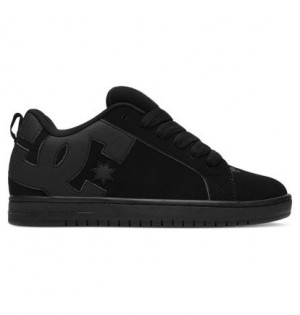 Tenisky DC Shoes Court Graffik Panske Čierne Čierne Čierne | DC-0147592