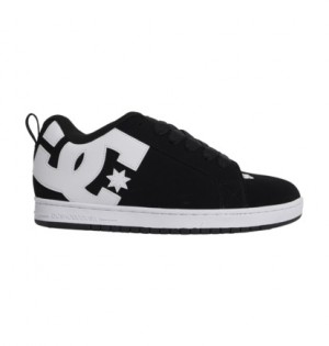 Tenisky DC Shoes Court Graffik Panske Čierne | DC-1034275