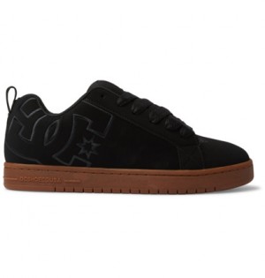 Tenisky DC Shoes Court Graffik Panske Čierne | DC-1675923