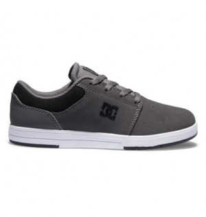 Tenisky DC Shoes Crisis 2 Detske Tmavo Siva Čierne | DC-4237801