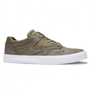 Tenisky DC Shoes Kalis Vulc Panske Olivovo Zelená | DC-6078325