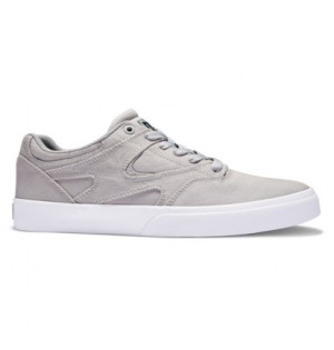 Tenisky DC Shoes Kalis Vulc Panske Siva | DC-9407618