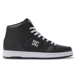 Tenisky DC Shoes Manteca 4 Hi Damske Čierne Strieborne | DC-9712486