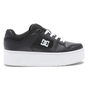 Tenisky DC Shoes Manteca 4 Platform Damske Čierne Biele | DC-1652978