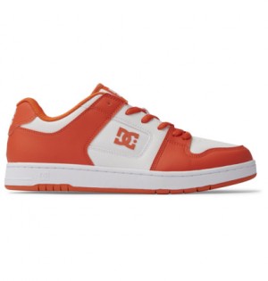 Tenisky DC Shoes Manteca 4 Sn Panske Biele Oranžové | DC-2164035