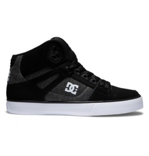 Tenisky DC Shoes Pure High-Top Panske Čierne | DC-8960432