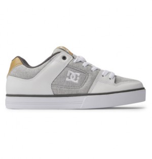 Tenisky DC Shoes Pure Panske Siva Biele Siva | DC-0516748