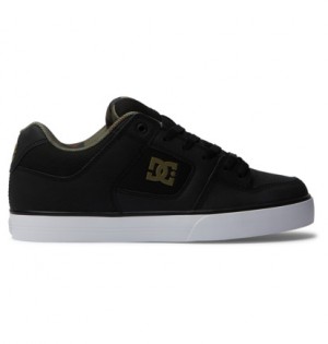 Tenisky DC Shoes Pure Panske Čierne Čierne Zelene | DC-2157643