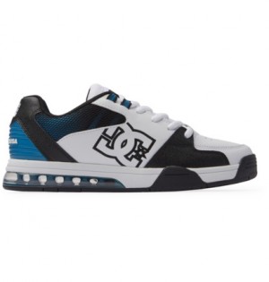 Tenisky DC Shoes Versatile Panske Biele Čierne Modre | DC-7340159