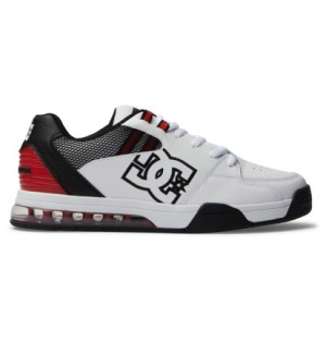 Tenisky DC Shoes Versatile Panske Biele Čierne Červené | DC-4370681