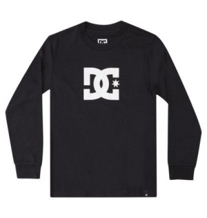 Tricko DC Shoes DC Star Long Sleeve Detske Čierne | DC-8521706