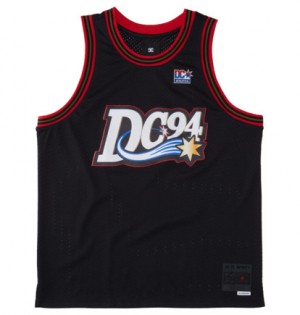 Tricko DC Shoes Starz 94 Jersey Muscle Panske Čierne | DC-9476312