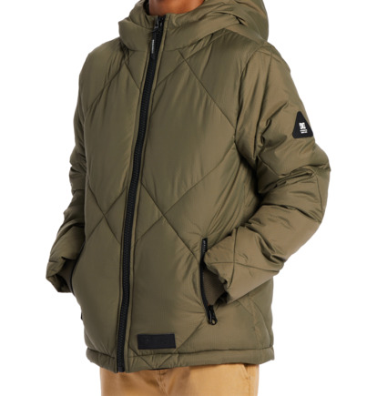 Bundy DC Shoes Passage Puffer Detske Hnede | DC-0126743