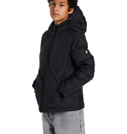 Bundy DC Shoes Passage Puffer Detske Čierne | DC-0436985