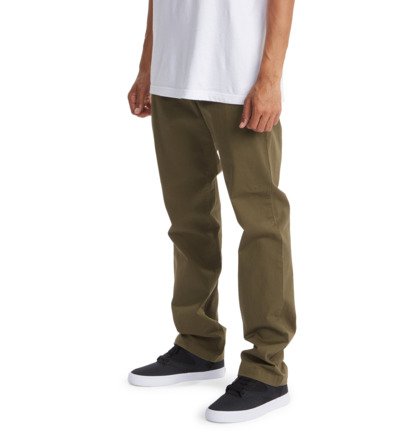 Chino Nohavice DC Shoes Worker Panske Tmavo Zelene | DC-4578396