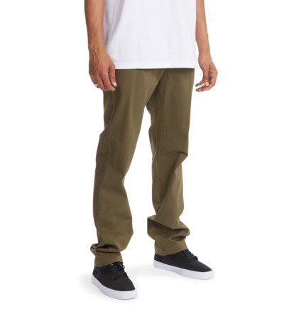 Chino Nohavice DC Shoes Worker Panske Tmavo Zelene | DC-4578396