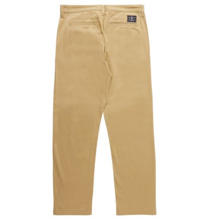 Chino Nohavice DC Shoes Worker Relaxed Panske Hnedožltý | DC-5914238