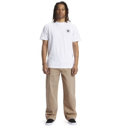 Džínsy DC Shoes Worker Baggy Panske Hnedožltý | DC-4137586