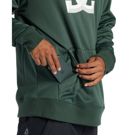 Fleece DC Shoes Snowstar Technical Panske Tmavo Zelene | DC-4786253