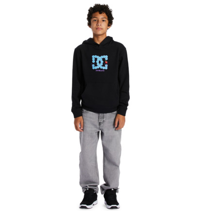 Mikina s Kapucnou DC Shoes Bookworm Detske Čierne | DC-4732095