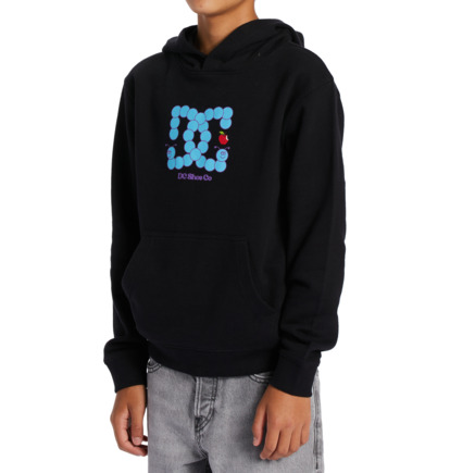 Mikina s Kapucnou DC Shoes Bookworm Detske Čierne | DC-4732095