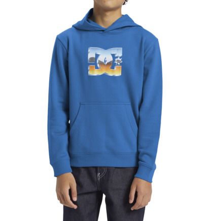 Mikina s Kapucnou DC Shoes Chrome Pullover Detske Modre | DC-8324671