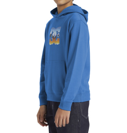 Mikina s Kapucnou DC Shoes Chrome Pullover Detske Modre | DC-8324671