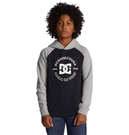 Mikina s Kapucnou DC Shoes DC Star Pilot Detske Čierne Siva | DC-3064815