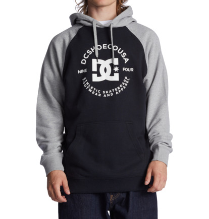 Mikina s Kapucnou DC Shoes DC Star Pilot Panske Čierne Siva | DC-2645078