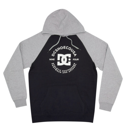 Mikina s Kapucnou DC Shoes DC Star Pilot Panske Čierne Siva | DC-2645078