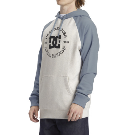 Mikina s Kapucnou DC Shoes DC Star Pilot Panske Biele Modre | DC-7054821