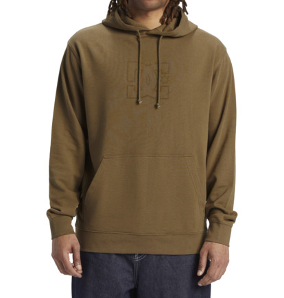 Mikina s Kapucnou DC Shoes Highland Pullover Panske Zelene | DC-0531269