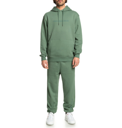 Mikina s Kapucnou DC Shoes In Between Pullover Panske Tmavo Zelene | DC-9142356