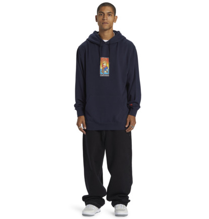 Mikina s Kapucnou DC Shoes Johns House Pullover Panske Námornícka Modrá | DC-5297041