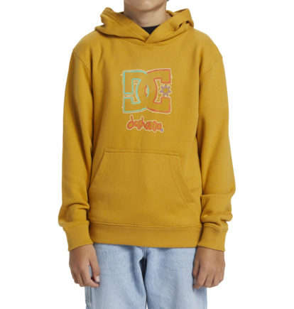 Mikina s Kapucnou DC Shoes New Deals Pullover Detske Žlté | DC-7632940